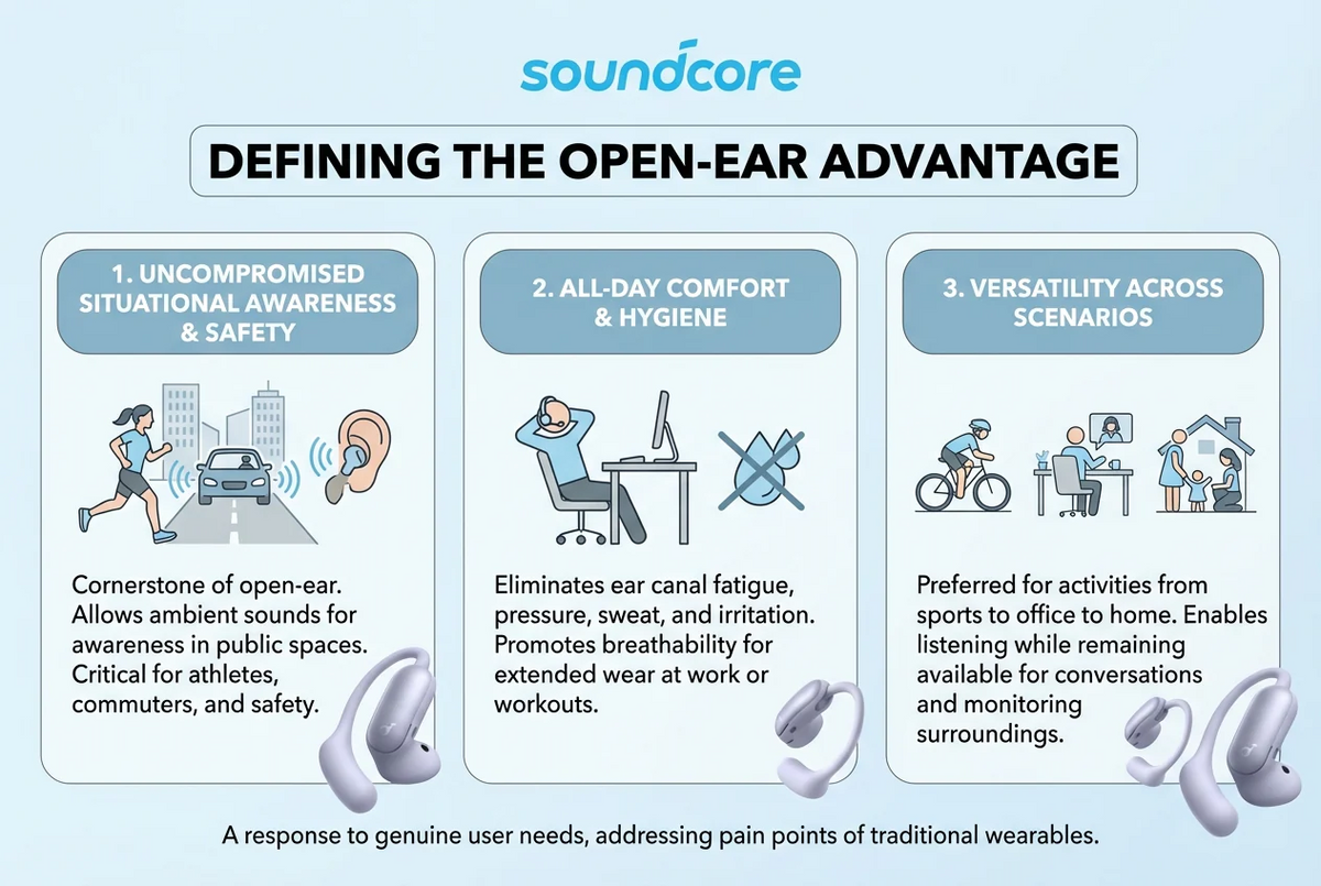 The Evolution of Personal Audio: From Isolation to Integration in Open-Ear Audio Wearables